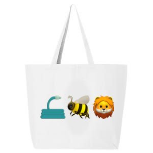 Hose Bee Lion Emoji 25L Jumbo Tote