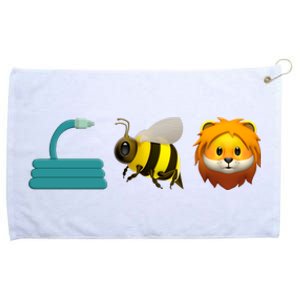 Hose Bee Lion Emoji Grommeted Golf Towel