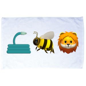 Hose Bee Lion Emoji Microfiber Hand Towel