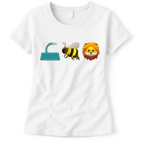 Hose Bee Lion Emoji Womens T-Shirt