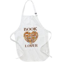 Heart Book Lover Gift For Reading Books Apron