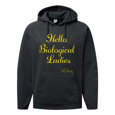 Hello Biological Ladies – Val Venis Performance Fleece Hoodie