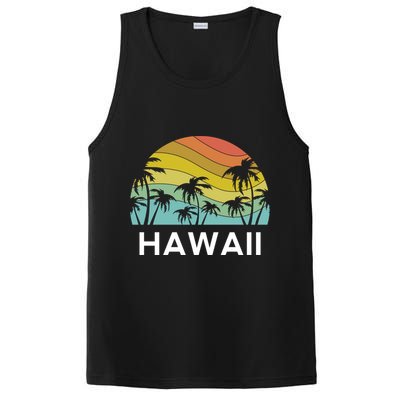 Hawaii Beach Maui Retro Hawaiian Surf Big Island Party Aloha Gift PosiCharge Competitor Tank