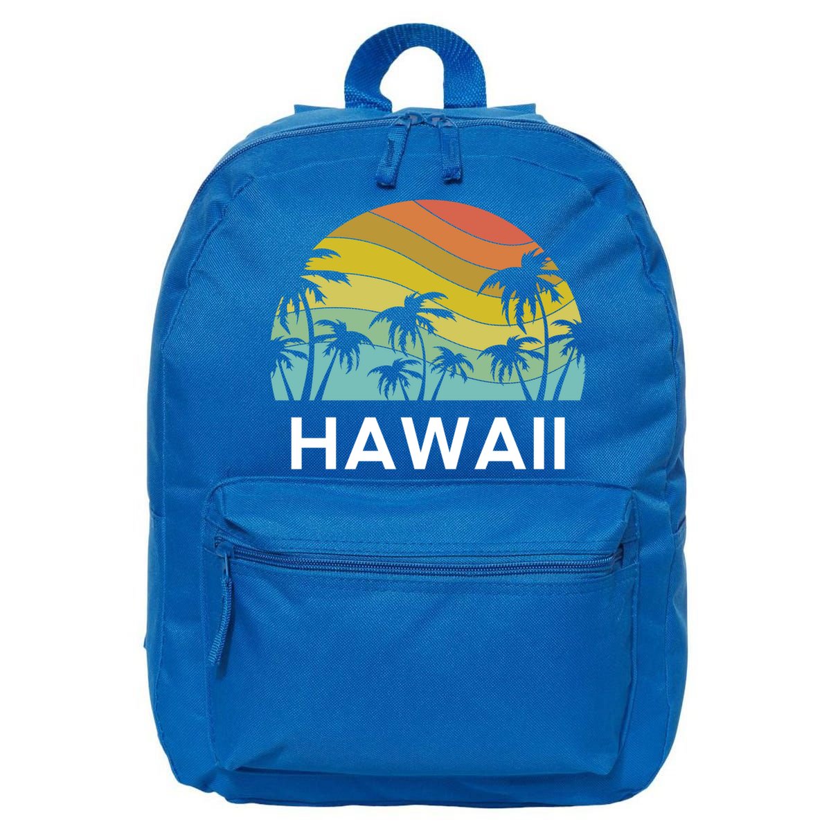 Hawaii Beach Maui Retro Hawaiian Surf Big Island Party Aloha Gift 16 in Basic Backpack