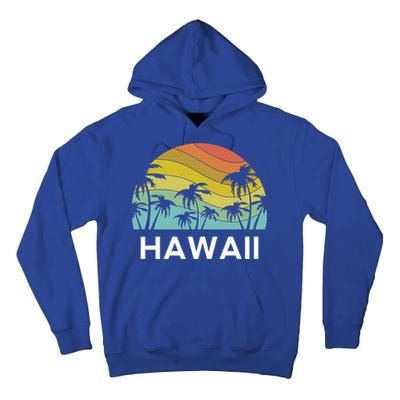 Hawaii Beach Maui Retro Hawaiian Surf Big Island Party Aloha Gift Tall Hoodie