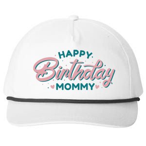 Happy Birthday Mommy Cute Gift Snapback Five-Panel Rope Hat