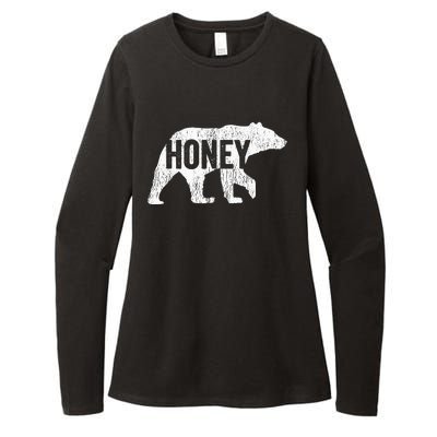 Honey Bear Matching Family Camping Bear Funny Honey Womens CVC Long Sleeve Shirt