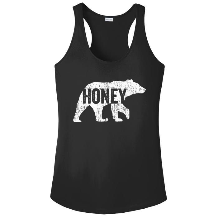 Honey Bear Matching Family Camping Bear Funny Honey Ladies PosiCharge Competitor Racerback Tank