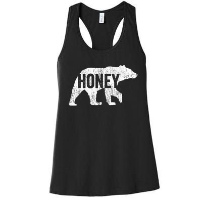 Honey Bear Matching Family Camping Bear Funny Honey Women's Racerback Tank