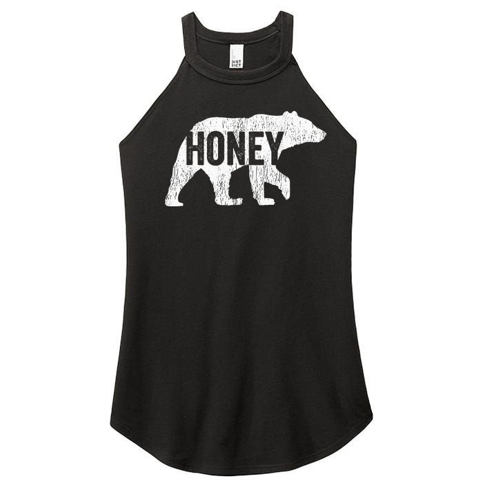 Honey Bear Matching Family Camping Bear Funny Honey Women's Perfect Tri Rocker Tank