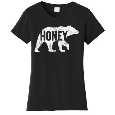 Honey Bear Matching Family Camping Bear Funny Honey Women's T-Shirt