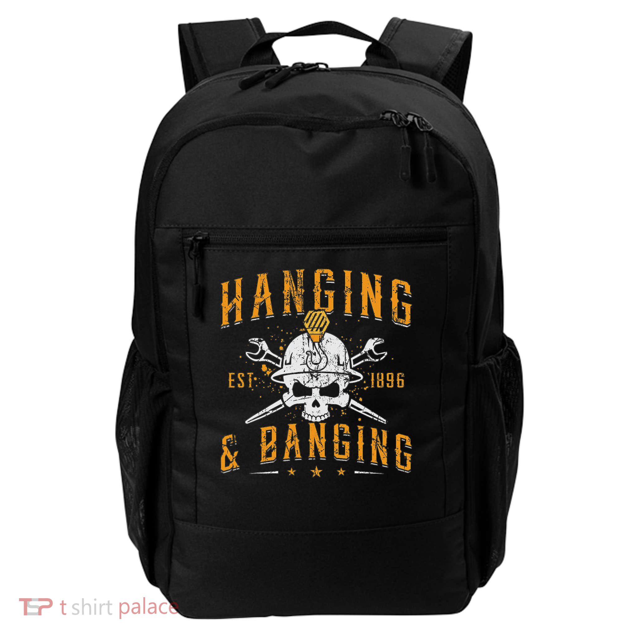 Hanging & Banging Metalworking Blacksmith Power Ironworker Daily Commute Backpack
