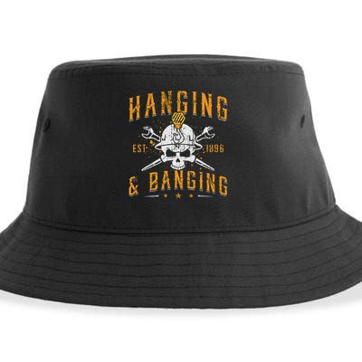 Hanging & Banging Metalworking Blacksmith Power Ironworker Sustainable Bucket Hat