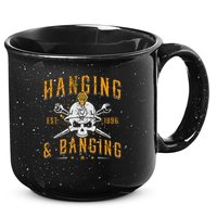Hanging & Banging Metalworking Blacksmith Power Ironworker 15oz Campfire Ceramic Mug