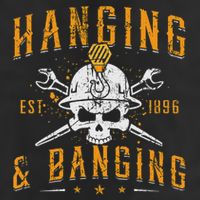Hanging & Banging Metalworking Blacksmith Power Ironworker 15oz Campfire Ceramic Mug