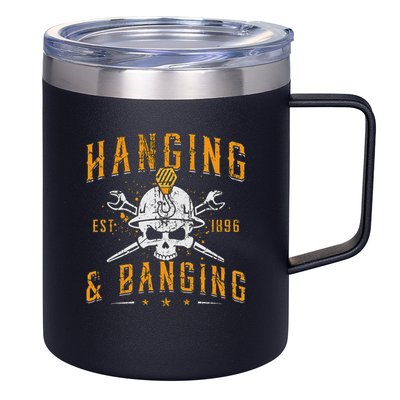 Hanging & Banging Metalworking Blacksmith Power Ironworker 12oz Stainless Steel Coffee Mug