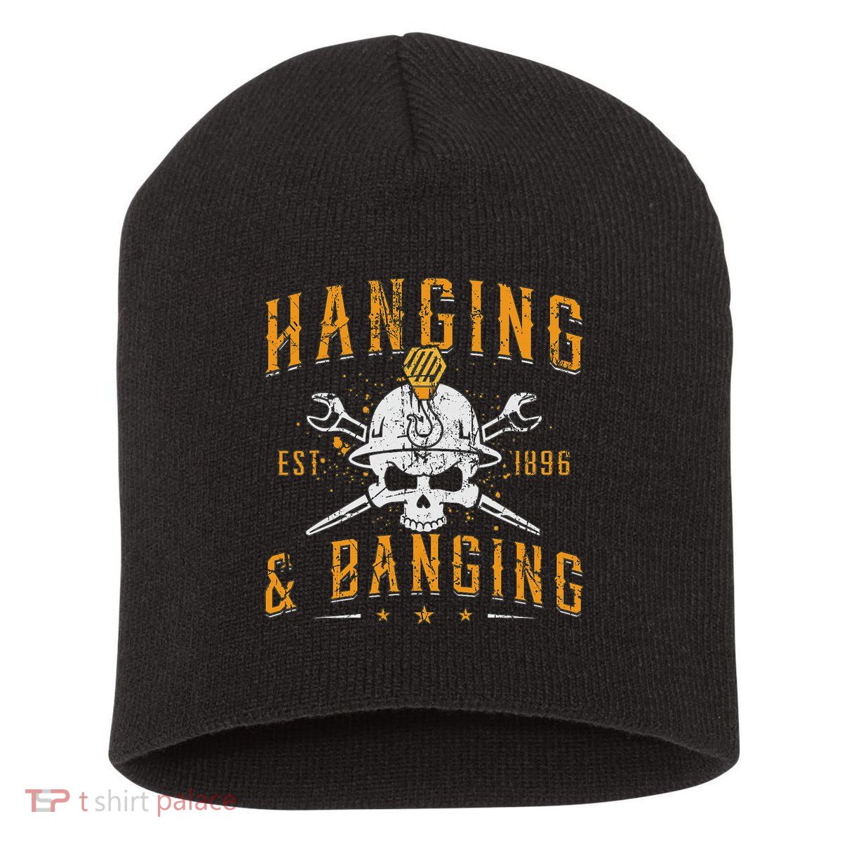 Hanging & Banging Metalworking Blacksmith Power Ironworker Short Acrylic Beanie