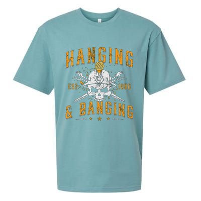 Hanging & Banging Metalworking Blacksmith Power Ironworker Sueded Cloud Jersey T-Shirt