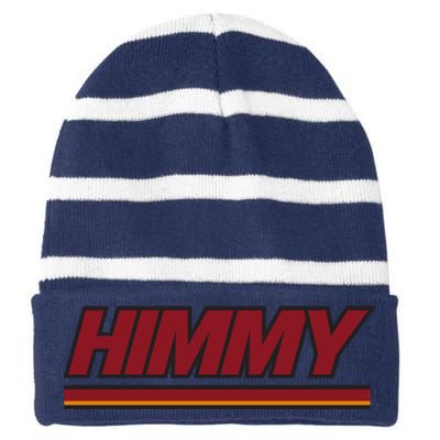 Himmy Buckets Miami Himmy Butler Striped Beanie with Solid Band