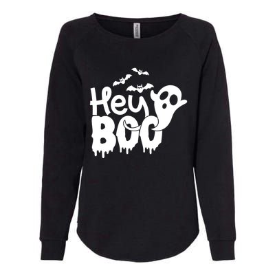 Hey Boo Meaningful Gift Womens California Wash Sweatshirt