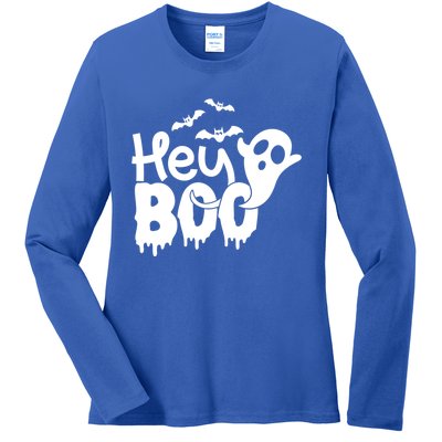 Hey Boo Meaningful Gift Ladies Long Sleeve Shirt