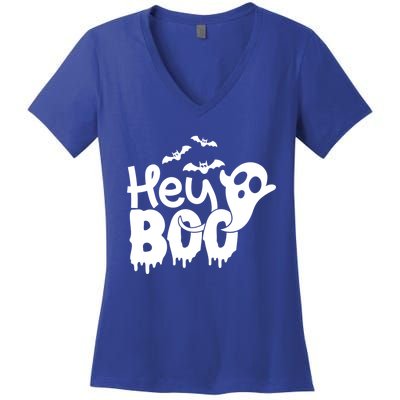 Hey Boo Meaningful Gift Women's V-Neck T-Shirt