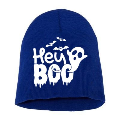 Hey Boo Meaningful Gift Short Acrylic Beanie