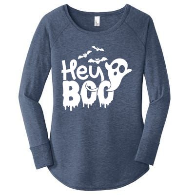 Hey Boo Meaningful Gift Women's Perfect Tri Tunic Long Sleeve Shirt