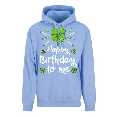 Happy Birthdayo Me St Patricks Day Lucky Birthday Shamrock Unisex Surf Hoodie