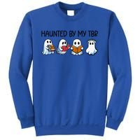 Haunted By My Tbr Funny Ghosts Reading Halloween Books Gift Sweatshirt