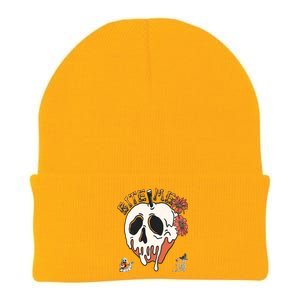 Halloween Bite Me Funny Design Funny Gift Knit Cap Winter Beanie