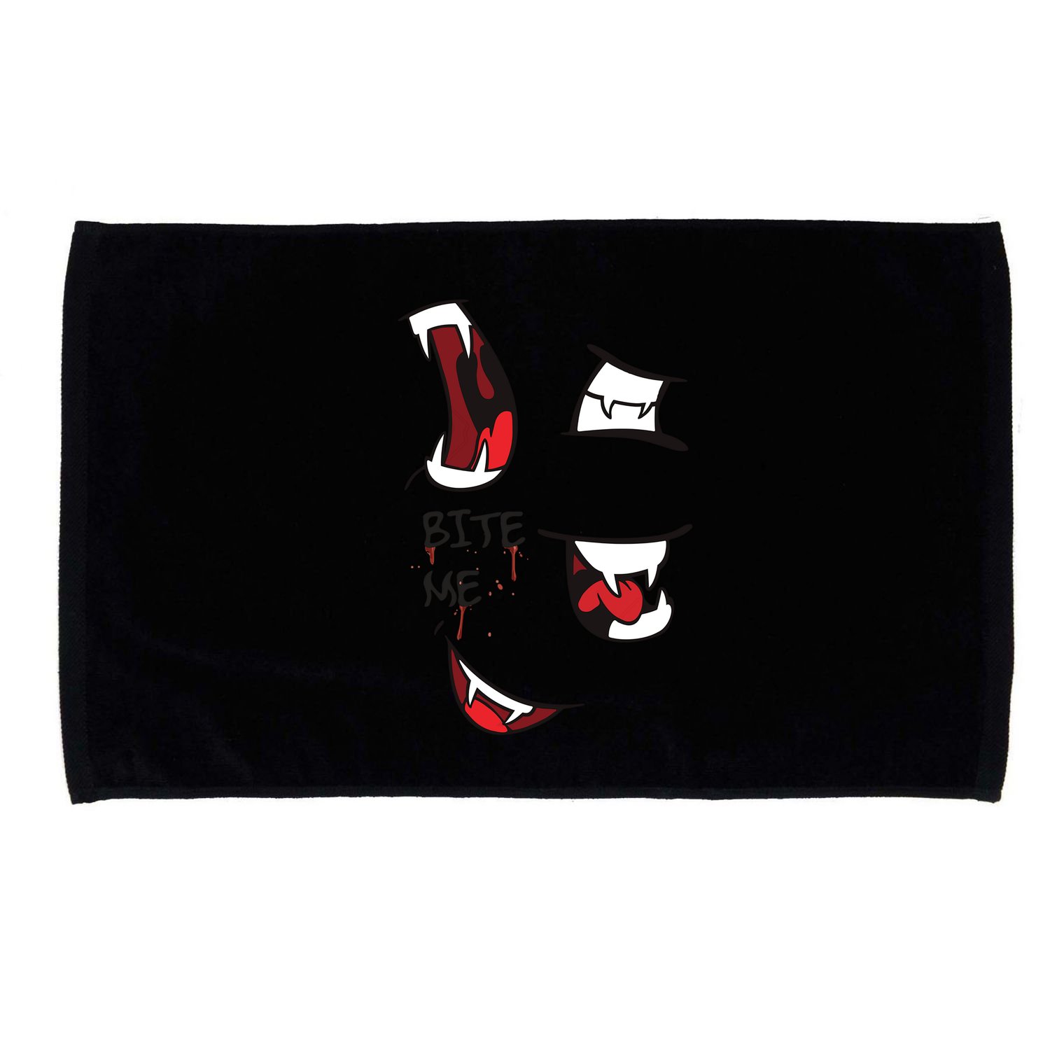 Halloween Bite Me Cute Gift Microfiber Hand Towel