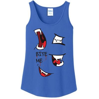 Halloween Bite Me Cute Gift Ladies Essential Tank