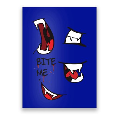 Halloween Bite Me Cute Gift Poster