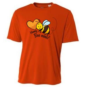 Honey Bee Mine! Couples Valentine's Day Bumble Bee Graphic Cool Gift Cooling Performance Crew T-Shirt