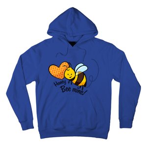 Honey Bee Mine! Couples Valentine's Day Bumble Bee Graphic Cool Gift Hoodie