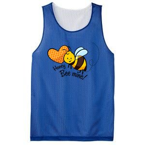 Honey Bee Mine! Couples Valentine's Day Bumble Bee Graphic Cool Gift Mesh Reversible Basketball Jersey Tank