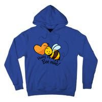 Honey Bee Mine! Couples Valentine's Day Bumble Bee Graphic Cool Gift Tall Hoodie