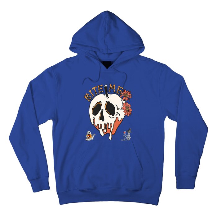 Halloween Bite Me Funny Design Meaningful Gift Hoodie