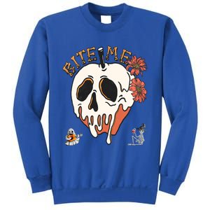 Halloween Bite Me Funny Design Meaningful Gift Sweatshirt