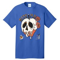 Halloween Bite Me Funny Design Meaningful Gift Tall T-Shirt