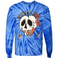 Halloween Bite Me Funny Design Meaningful Gift Tie-Dye Long Sleeve Shirt