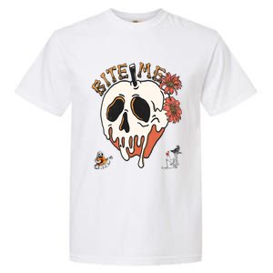 Halloween Bite Me Funny Design Meaningful Gift Garment-Dyed Heavyweight T-Shirt