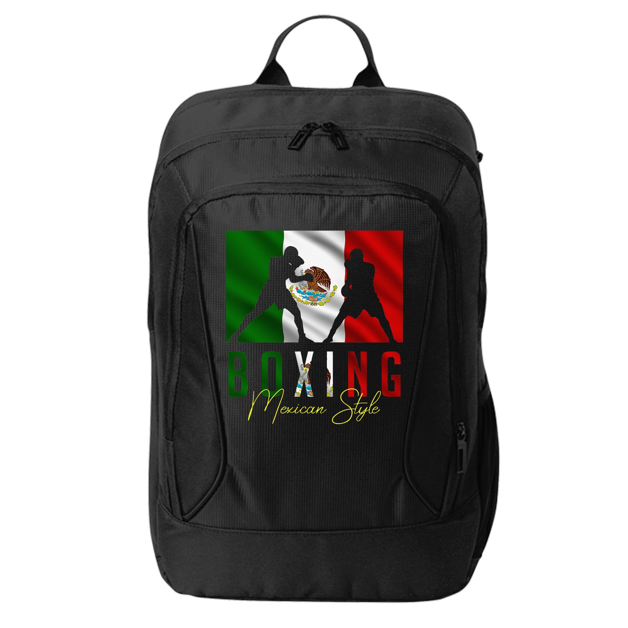 Humorous Boxing Mexican Sparring Kickboxing Kickboxer Fan City Backpack