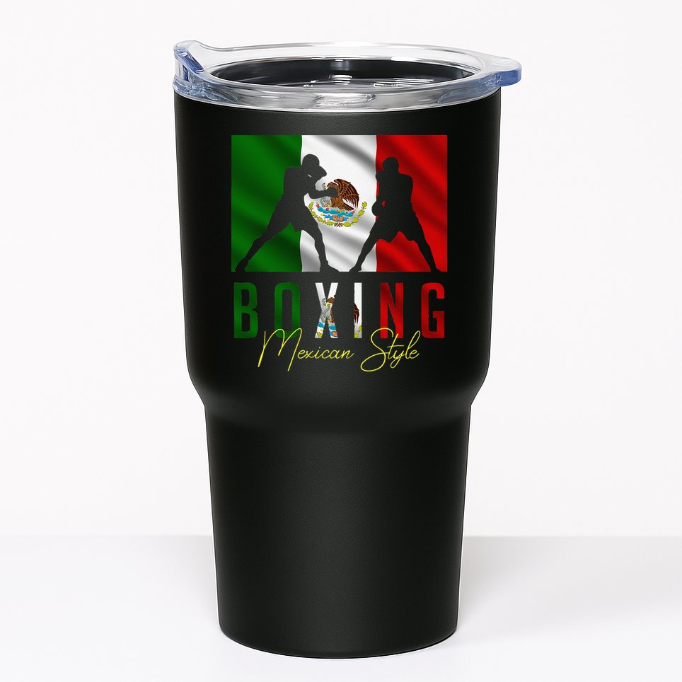 Humorous Boxing Mexican Sparring Kickboxing Kickboxer Fan Tumbler