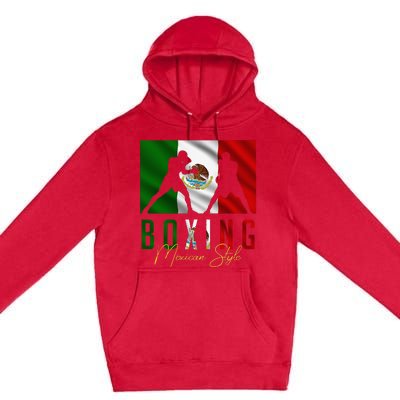 Humorous Boxing Mexican Sparring Kickboxing Kickboxer Fan Premium Pullover Hoodie