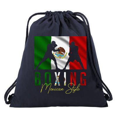 Humorous Boxing Mexican Sparring Kickboxing Kickboxer Fan Drawstring Bag