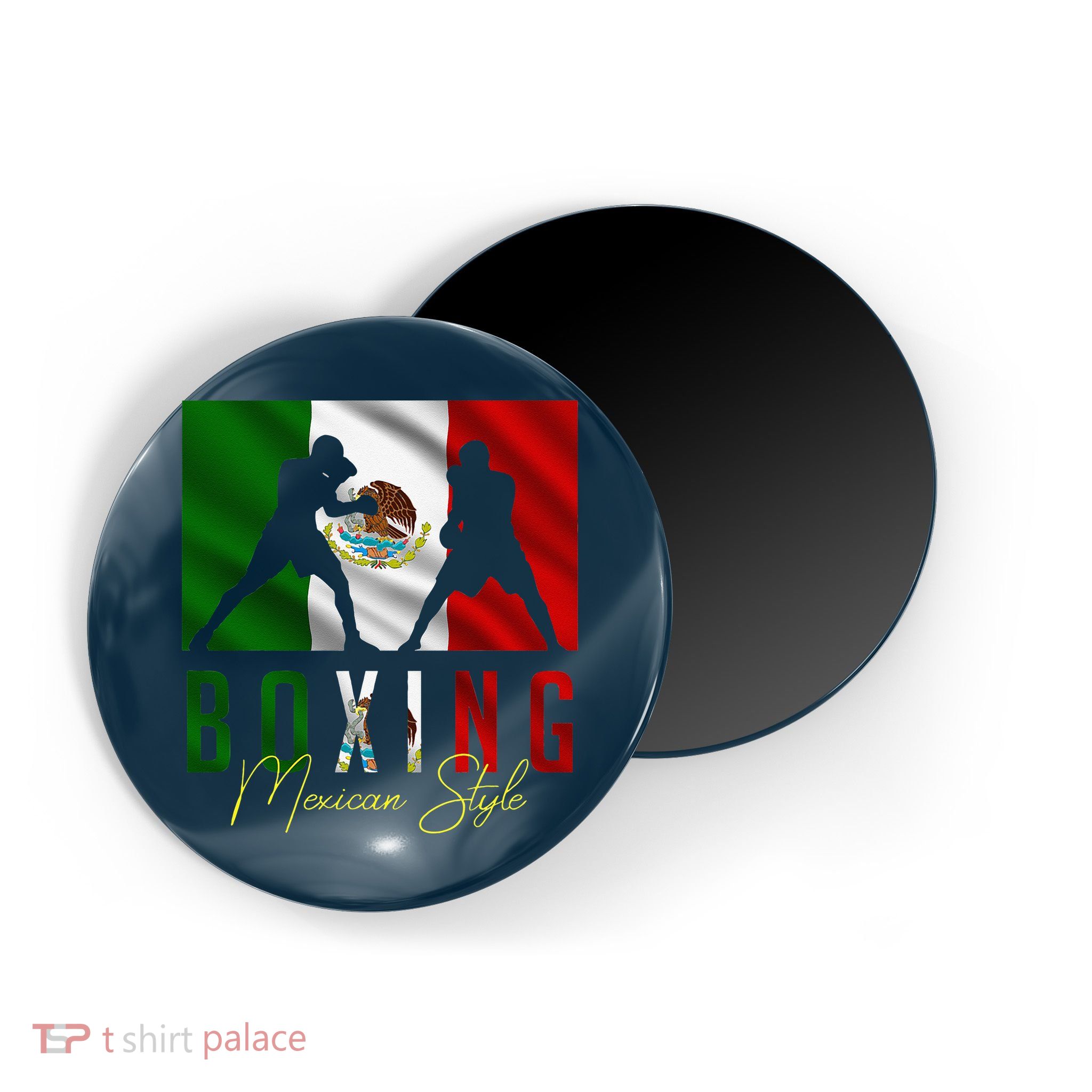 Humorous Boxing Mexican Sparring Kickboxing Kickboxer Fan Magnet