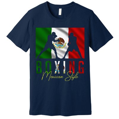 Humorous Boxing Mexican Sparring Kickboxing Kickboxer Fan Premium T-Shirt