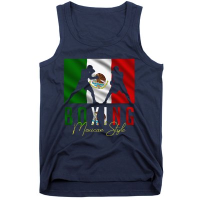 Humorous Boxing Mexican Sparring Kickboxing Kickboxer Fan Tank Top